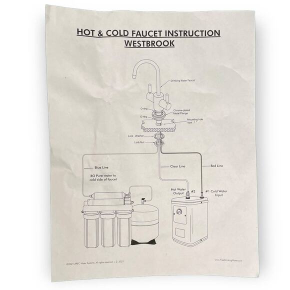 APEC HC-WST-NP Instant Hot/Cold Reverse Osmosis Drinking Water Faucet - Picture 3 of 5